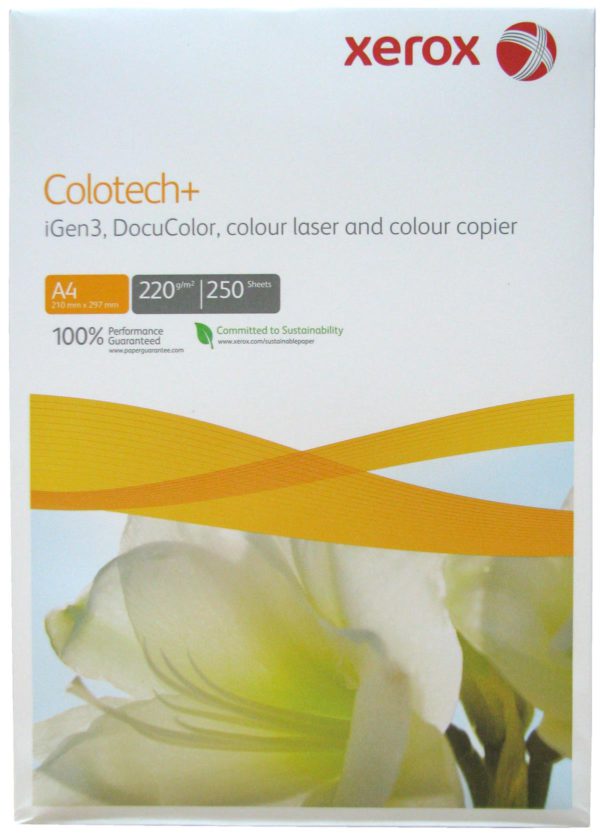 Бумага Xerox COLOTECH + (220) A4 250л. AU