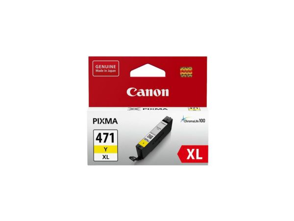 Картридж Canon CLI-471Y XL PIXMA MG5740/MG6840 Yellow