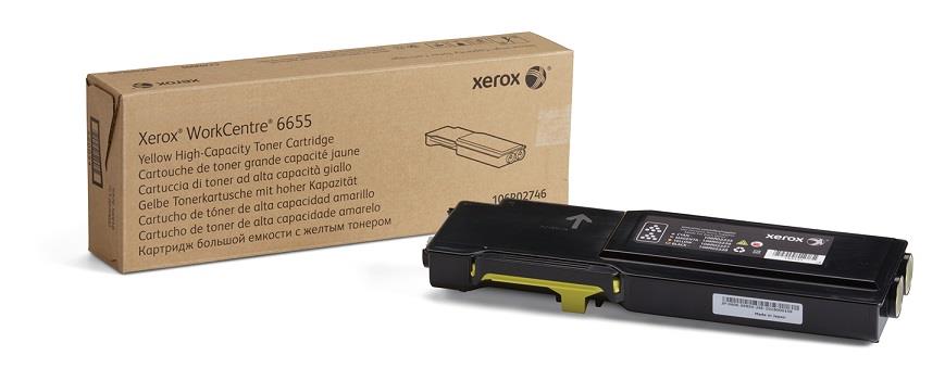 Тонер картридж Xerox WC6655 Yellow (7500 стр)