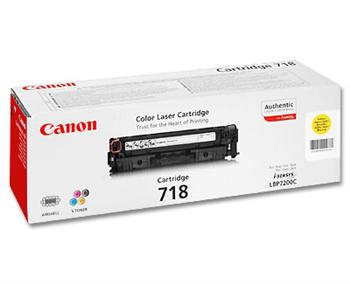 Картридж Canon 718 LBP7200/7210/7660/7680/8330/8340/8350/8360/8380/8540/8550/8580 Yellow (2900 стр)