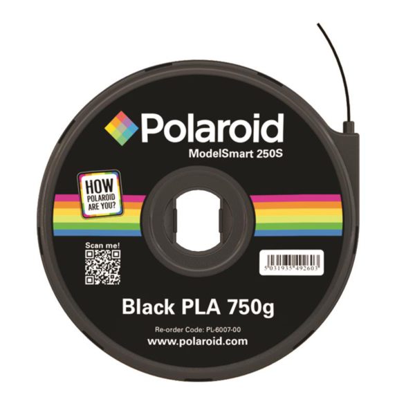 Картридж с нитью 1.75мм/0.75кг PLA Polaroid ModelSmart 250s, черный