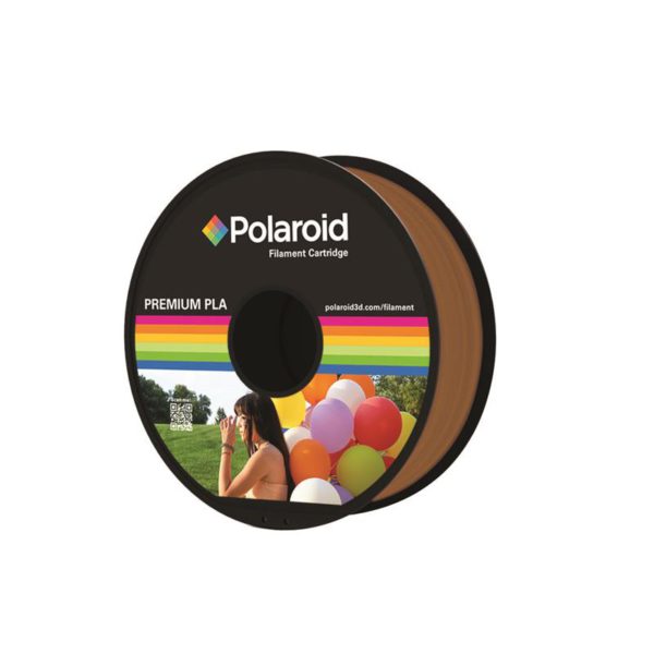 Катушка с нитью 1.75мм/1кг PLA Polaroid для 3D принтера, коричневый
