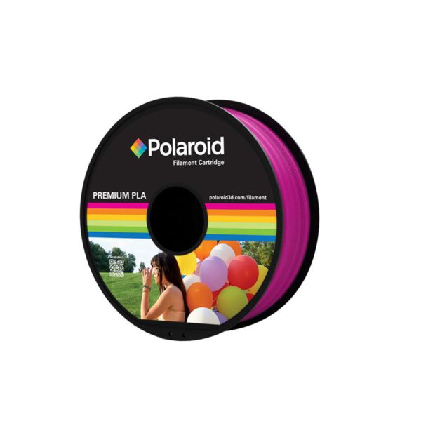 Катушка с нитью 1.75мм/1кг PLA Polaroid для 3D принтера, пурпурно-красный