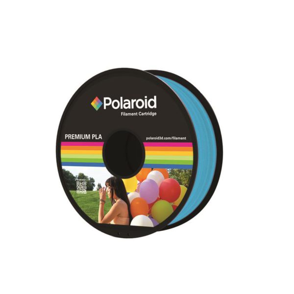 Катушка с нитью 1.75мм/1кг PLA Polaroid для 3D принтера, голубой