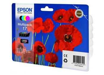 Картридж Epson 17 XP103/203/207 Bundle (C,M,Y,Bk)