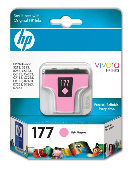 Картридж HP No.177 PS3213/3313/8253 light magenta, 5,5ml