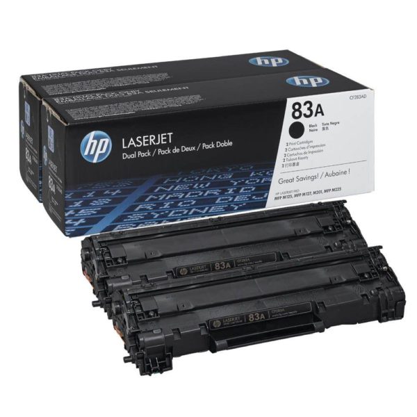 Картридж HP 83A LJ M201/M125/M127/M225 Black (2*1500 стр) Двойная упаковка