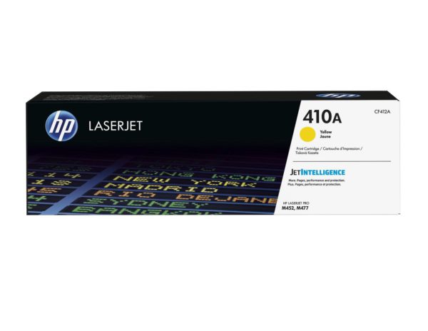 Заправка картриджа HP 410A  CF412A Yellow для принтера Color LaserJet Pro MFP M477fdw, M452dn, M452nw, M477fdn, MFP M477fnw, M377fdw