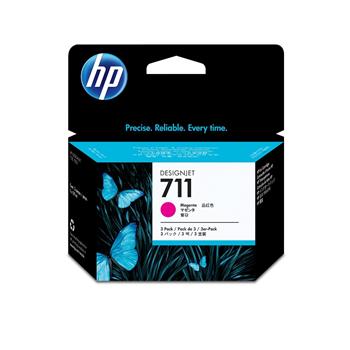 Картридж HP No.711 DesignJet 120/520 Magenta 3-Pack