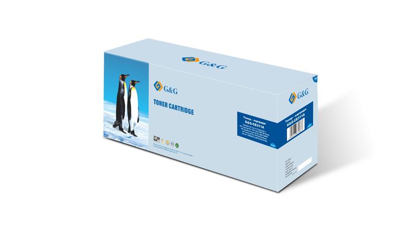 Картридж G&G для HP Color LJ CP1025/CP1025nw Cyan (1000 стр)