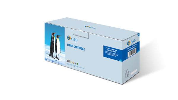 Картридж G&G для HP Color LJ M176/M176FN/M177/ M177FW Cyan (1000 стр)