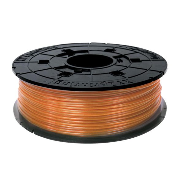 Картридж с нитью 1.75мм/0.6кг PLA XYZprinting Filament для da Vinci, прозрачный оранжевый