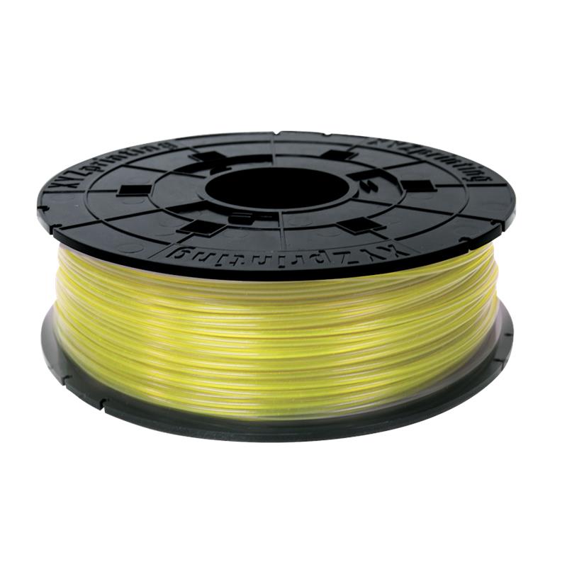 Катушка с нитью 1.75мм/0.6кг PLA XYZprinting Filament для da Vinci, прозрачный желтый