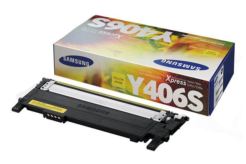 Картридж Samsung CLP-365,SL-C410W/C460W, CLX-3305/3305FN yellow (1 000стр), CLT-Y406S/SEE