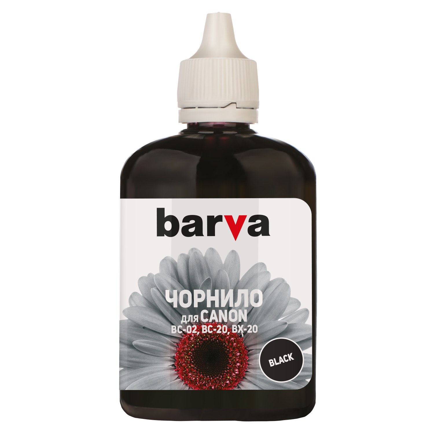 ЧЕРНИЛА BARVA CANON BC-02 BLACK 90 г (C02-278)