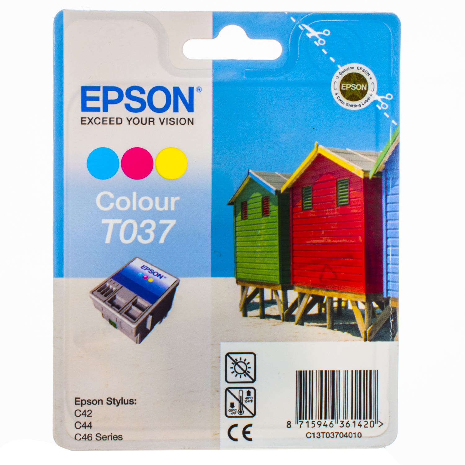 КАРТРИДЖ EPSON T037040 COLOUR (C13T03704010)