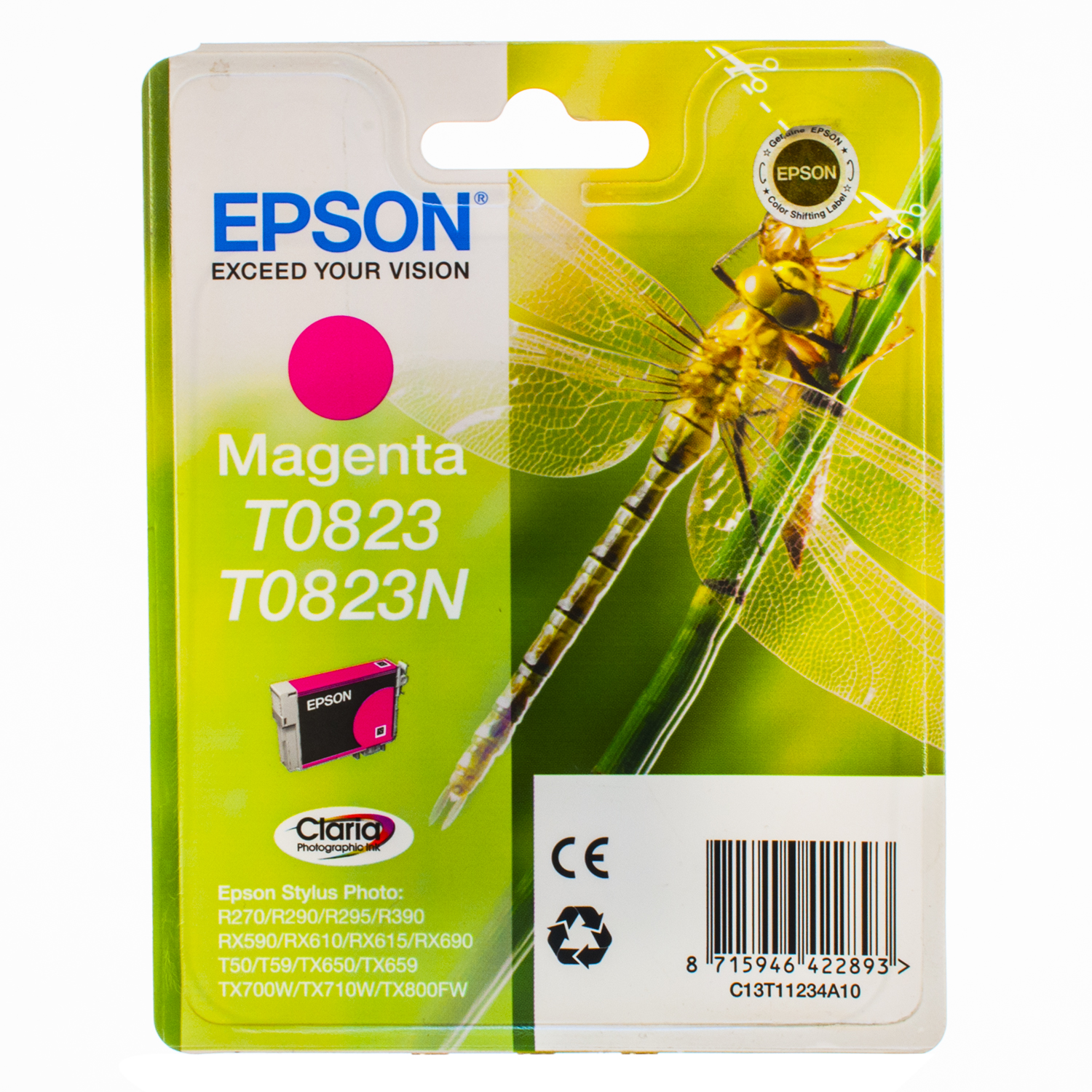 КАРТРИДЖ EPSON T08234A/T11234A MAGENTA (C13T08234A10/C13T11234A10)