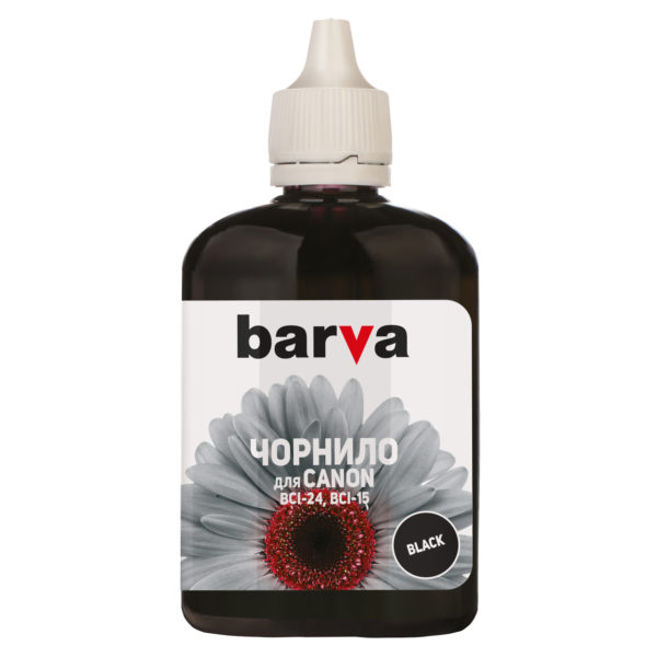 ЧЕРНИЛА BARVA CANON BCI-24 BLACK 90 г (C24-280)