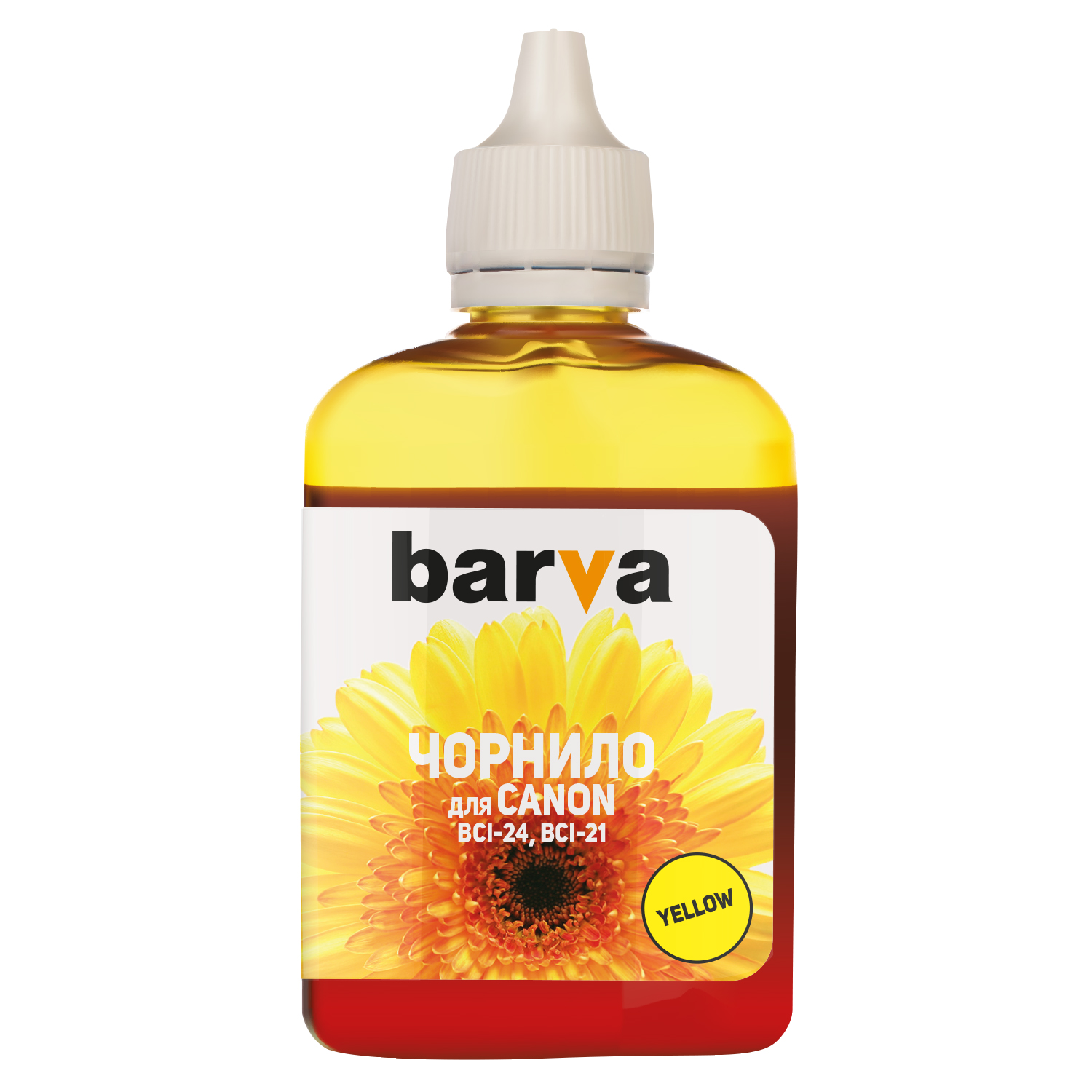 ЧЕРНИЛА BARVA CANON BCI-24 YELLOW 90 г (C24-284)