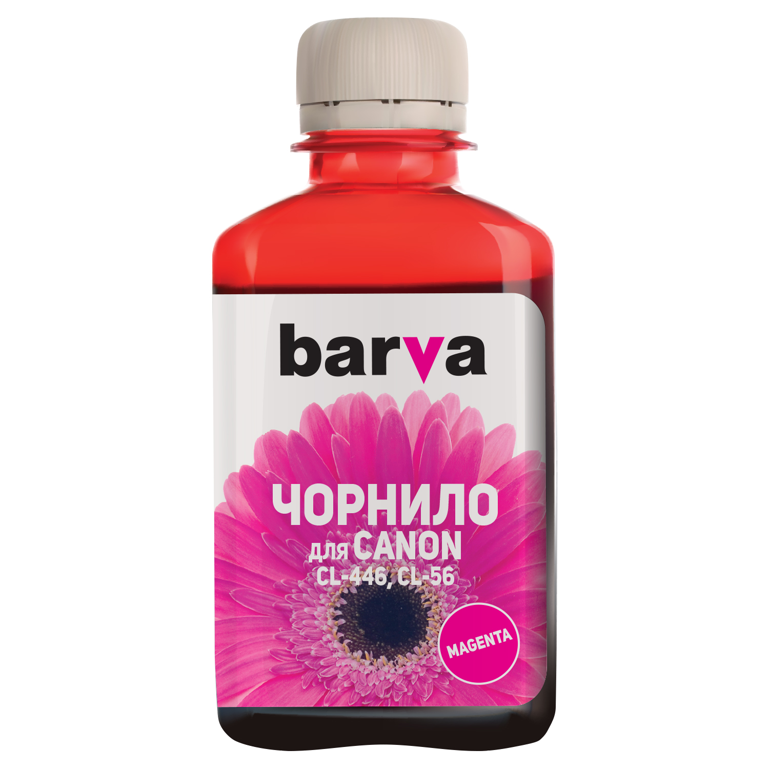 ЧЕРНИЛА BARVA CANON CL-446/CL-56 (E404/E414/MG2440/IP2840) MAGENTA 180 г (C446-443)