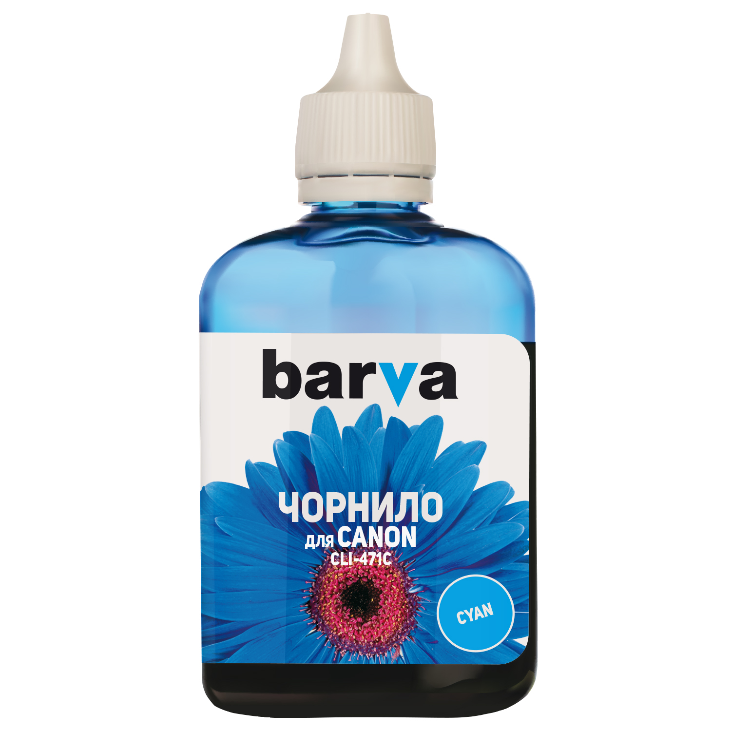 ЧЕРНИЛА BARVA CANON CLI-471 (MG5740) CYAN 90 г (C471-554)