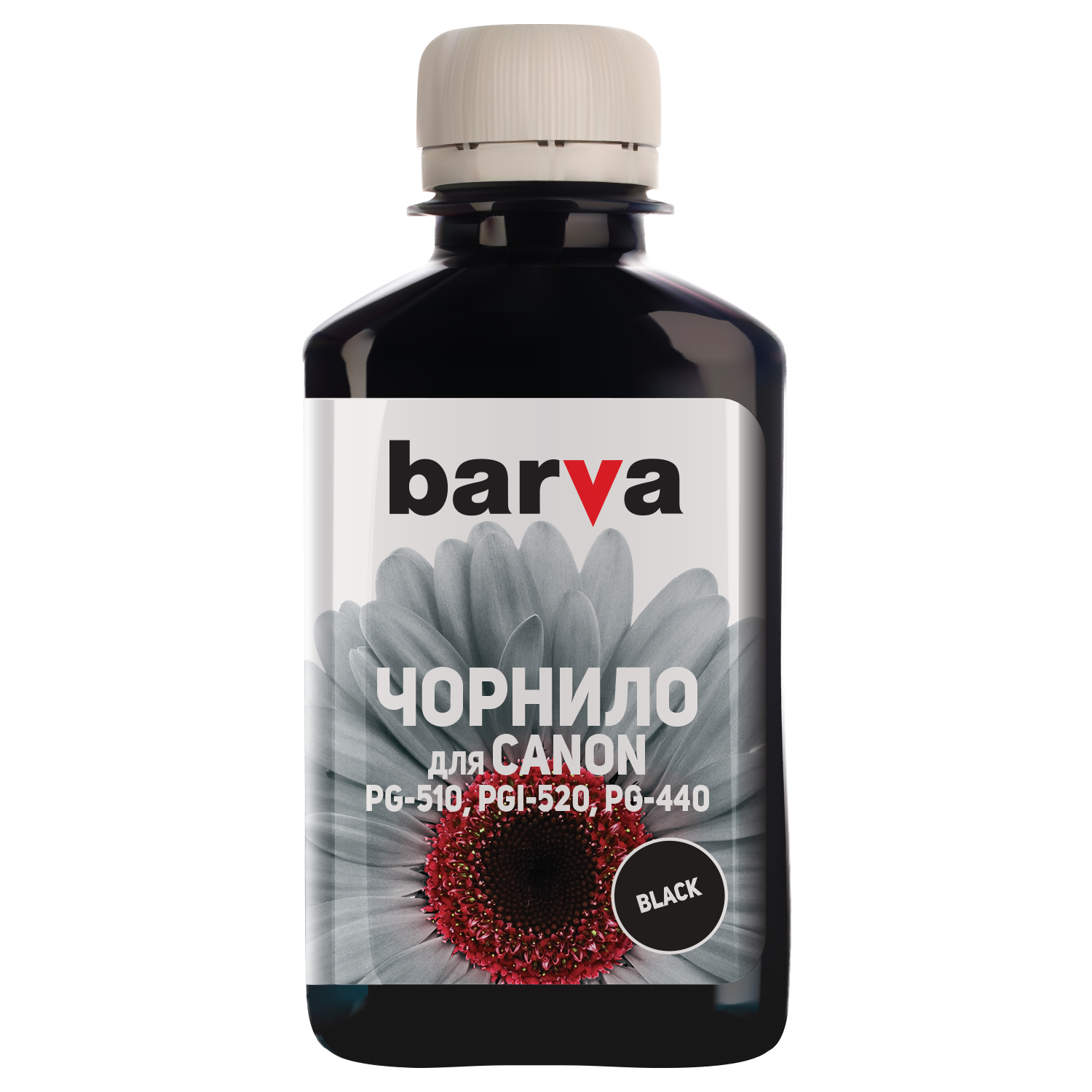 ЧЕРНИЛА BARVA CANON PGI-520/PG-510 (MG2140/MP230/MP250/MP280) BLACK 180 г ПИГМЕНТ (C520-089)