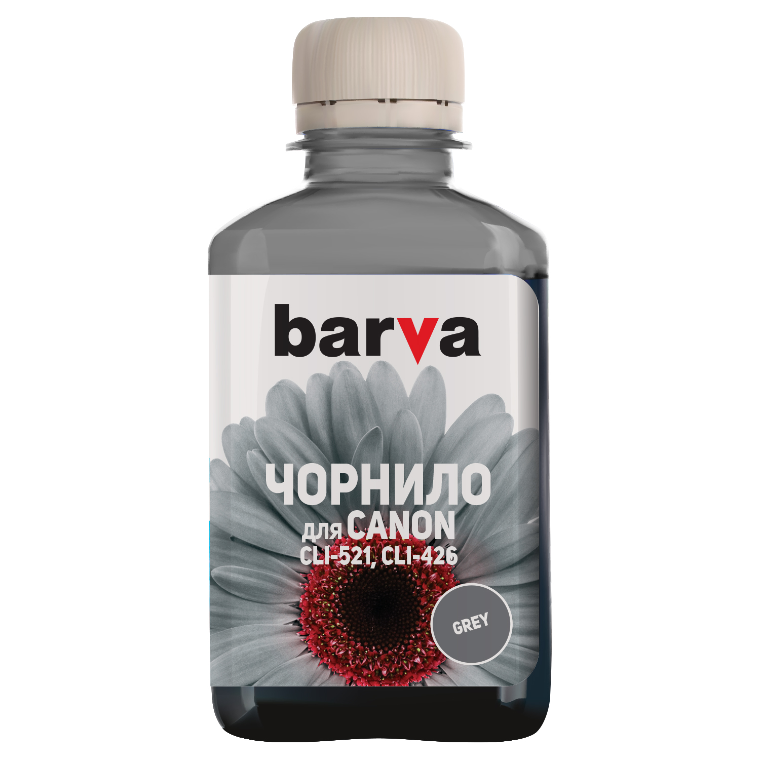 ЧЕРНИЛА BARVA CANON CLI-521/CLI-426 (MG6140/MG7140) GREY 180 г (C521-377)