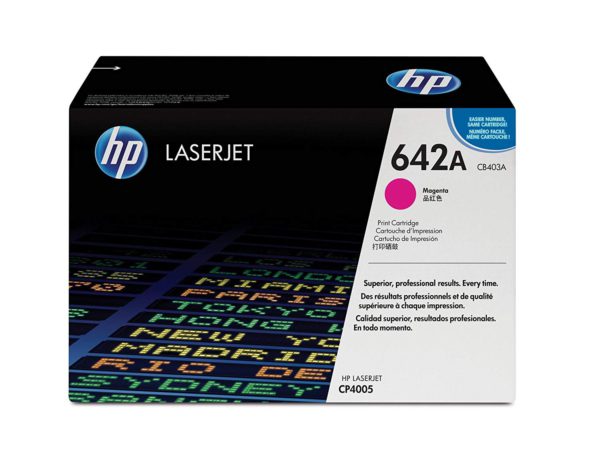 Заправка картриджа HP 642A  CB403A Magenta для принтера Color LaserJet CP4005dn