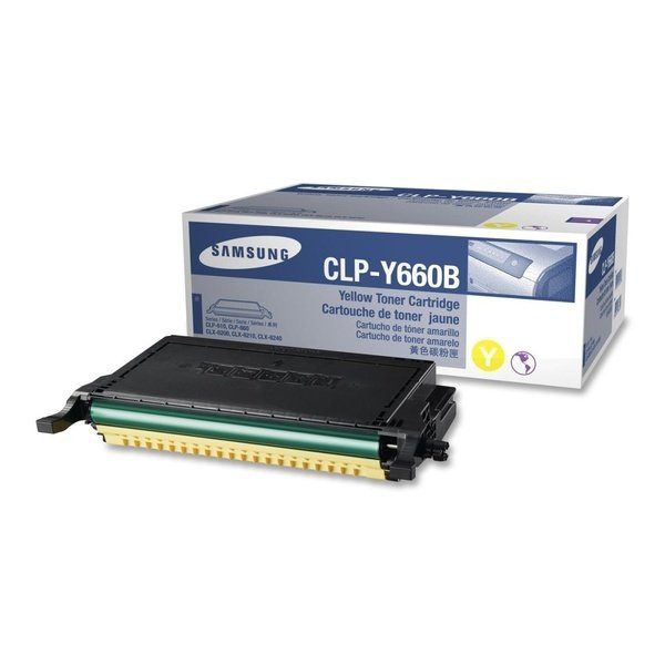 Заправка картриджа Samsung  CLP-Y660B Yellow для принтера Samsung CLP 610, 660, CLX 6200, 6210, 6239