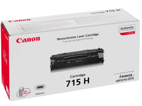 Заправка картриджа Canon 715H  для принтера LBP-3370, LBP3310