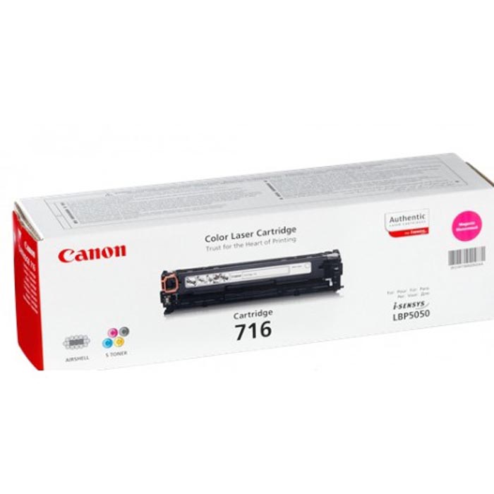 Заправка картриджа Canon 716 Magenta для принтера LBP-5050, LBP5970, LBP5975, МF8030Cn, МF8040Cn, МF8050Cn, МF8080Cw