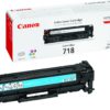 Заправка картриджа Canon 718 Cyan  для принтера LВP-7200CDN, LBP7210Сdn, LBP7660Сdn, LBР7680Cx, МF8330Cdn, МF8340Сdn, MF8350Сdn, MF8360Сdn, МF8380Cdw, MF8540Сdn, MF8550Сdn