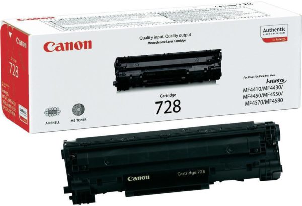 Заправка картриджа Canon 728  для принтера MF4410, MF4430, MF4450, MF4550D, MF4570DN, MF4580DN, MF4730, MF4750, MF4780WNE, MF4870DN, MF4890dw