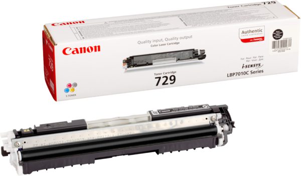 Заправка картриджа Canon 729 Black  для принтера LBP7018C, LВP7010C