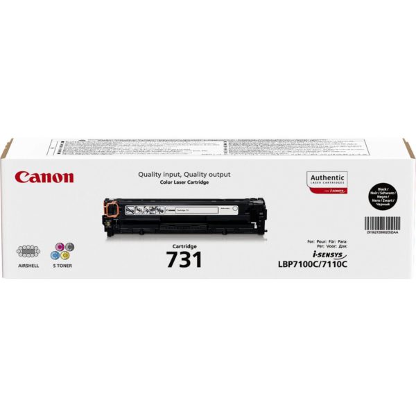 Заправка картриджа Canon 731 Black для принтера i-SENSYS LBP7100Cn, LBP7110Cw, MF8230Cn, MF8280CW, MF628Cw, MF623CN