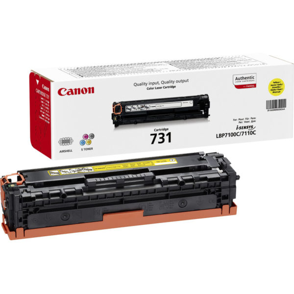 Заправка картриджа Canon 731 Yellow для принтера i-SENSYS LBP7100Cn, LBP7110Cw, MF8230Cn, MF8280CW, MF628Cw, MF623CN