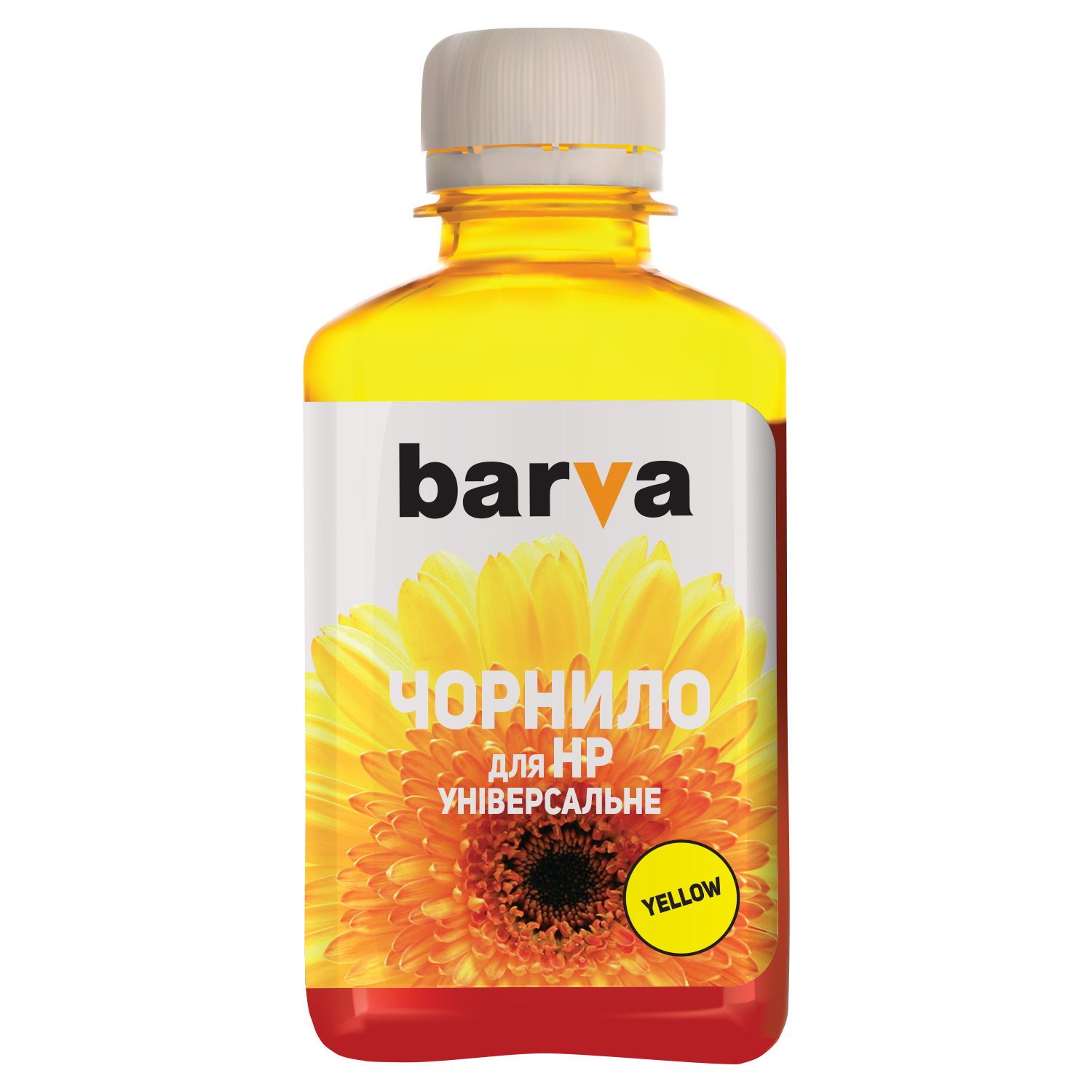 ЧЕРНИЛА BARVA HP Универсальные №2 YELLOW 180 г (HU2-229)