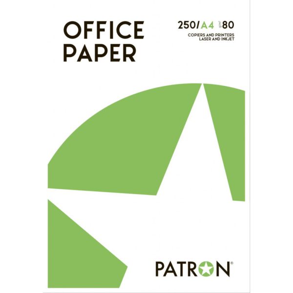 ОФИСНАЯ БУМАГА PATRON OFFICE PAPER 80 г/м2 A4 250 л (PN-PU-003-2)
