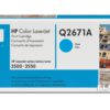 Заправка картриджа HP 308A  Q2671A Cyan для принтера Color LaserJet 3550, 3500, 3698