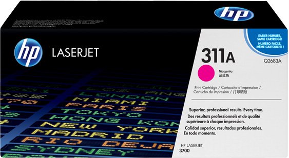 Заправка картриджа HP 311A Q2683A Magenta для принтера Color LaserJet 3700n, 3700dn