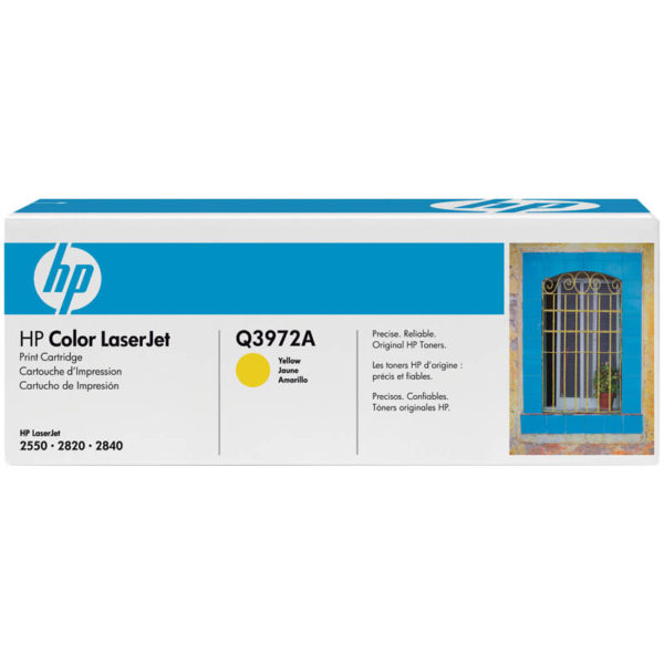 Заправка картриджа HP 122A  Q3972A Yellow для принтера Color LaserJet 2550, 2840, 2821