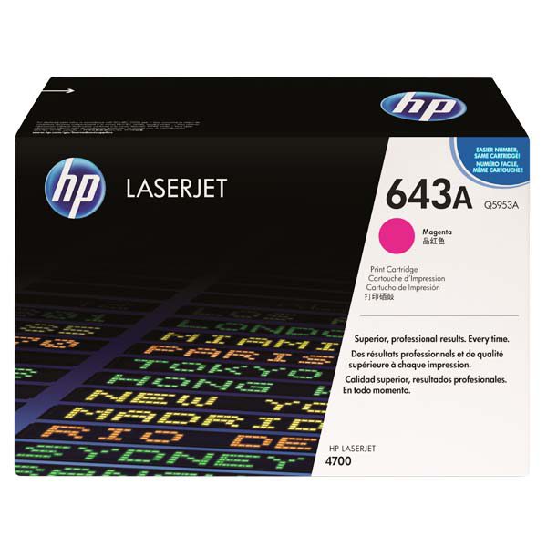 Заправка картриджа HP 643A Q5953A Magenta для принтера Color LaserJet CP5225n, CP5225dn, CP5225xh