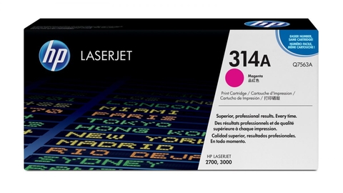 Заправка картриджа HP 314A  Q7563A Magenta для принтера Color LaserJet 2700, 3002