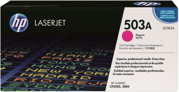 Заправка картриджа HP 503A Q7583A Magenta для принтера Color LaserJet CP3505, 3802