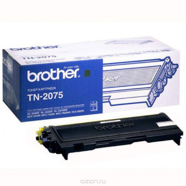 Заправка картриджа Brother TN2075 Black  для принтера HL-2030/2040/2070N, DCP-7010R/7025R, FAX-2825/2920R, MFC-7420R/7820NR