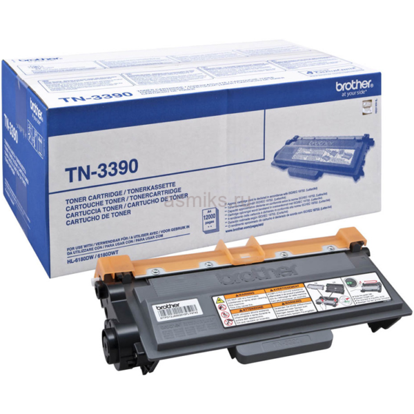 Заправка картриджа Brother TN3390 Black  для принтера HL-6180DW, MFC-8950DW, DCP-8250