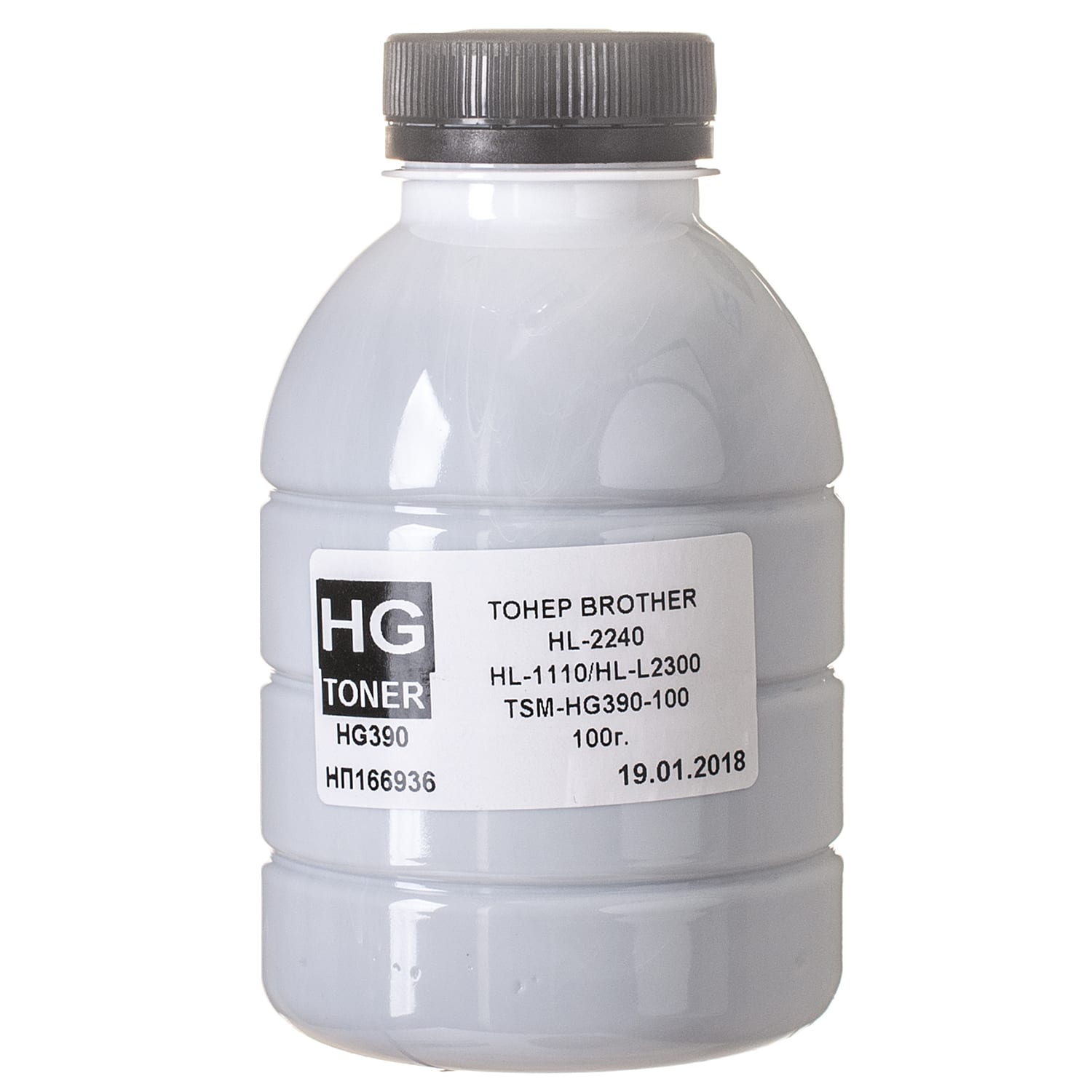 ТОНЕР BROTHER HL-2240/HL-1110/HL-L2300 ФЛАКОН 100 г (HG390) (TSM-HG390-100) HG toner