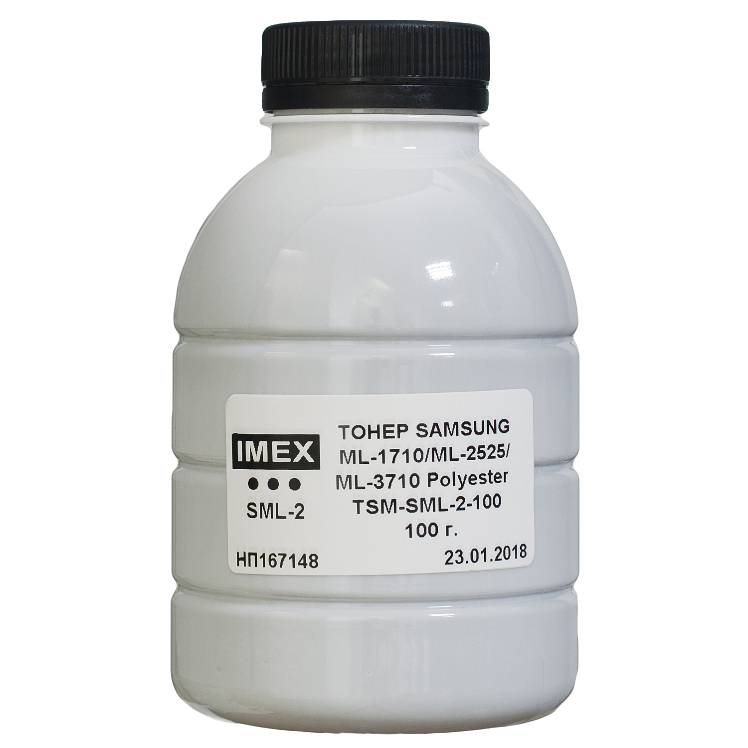 ТОНЕР SAMSUNG ML-1710/ML-2525/ML-3710 Polyester ФЛАКОН 100 г (SML-2) (TSM-SML-2-100) IMEX